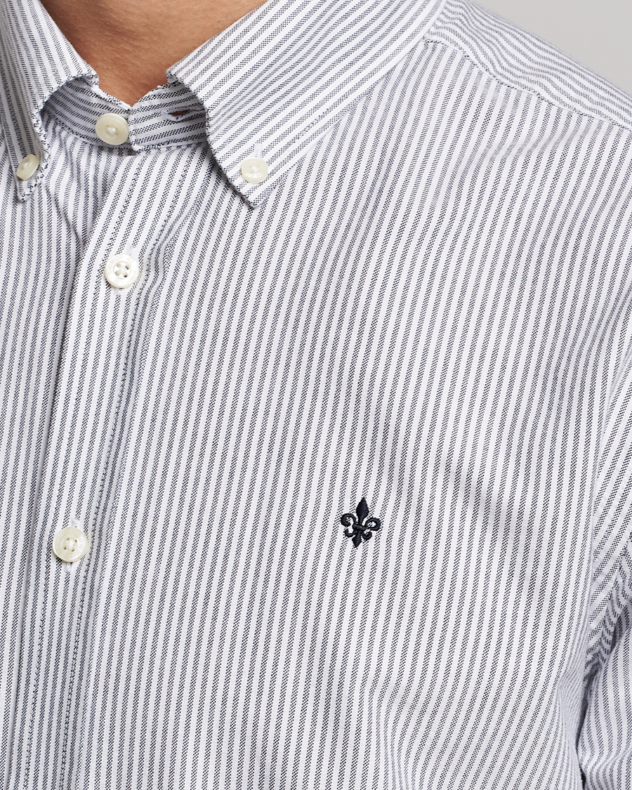 Herre | Skjorter | Morris | Douglas Striped Oxford Shirt Blue