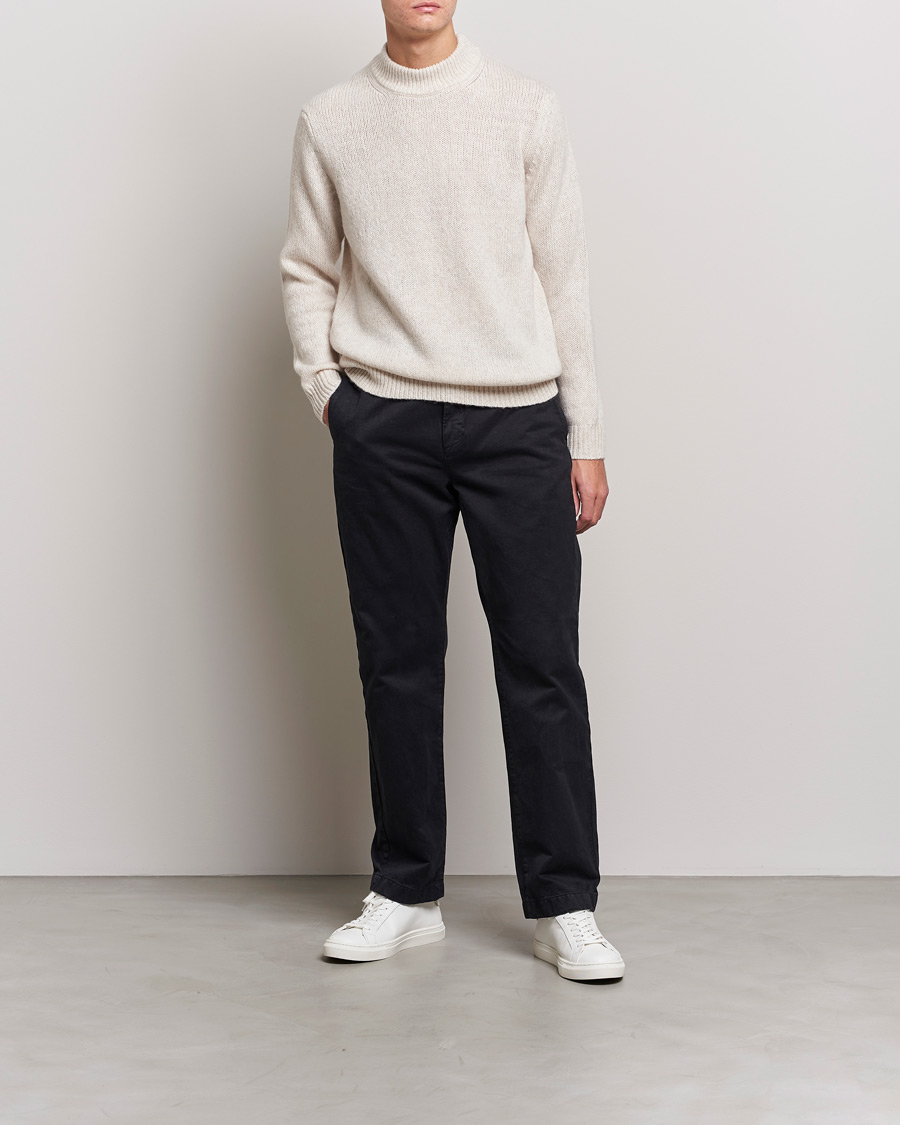 Herre | Gensere | NN07 | Nick Mock Neck Sweater Oat