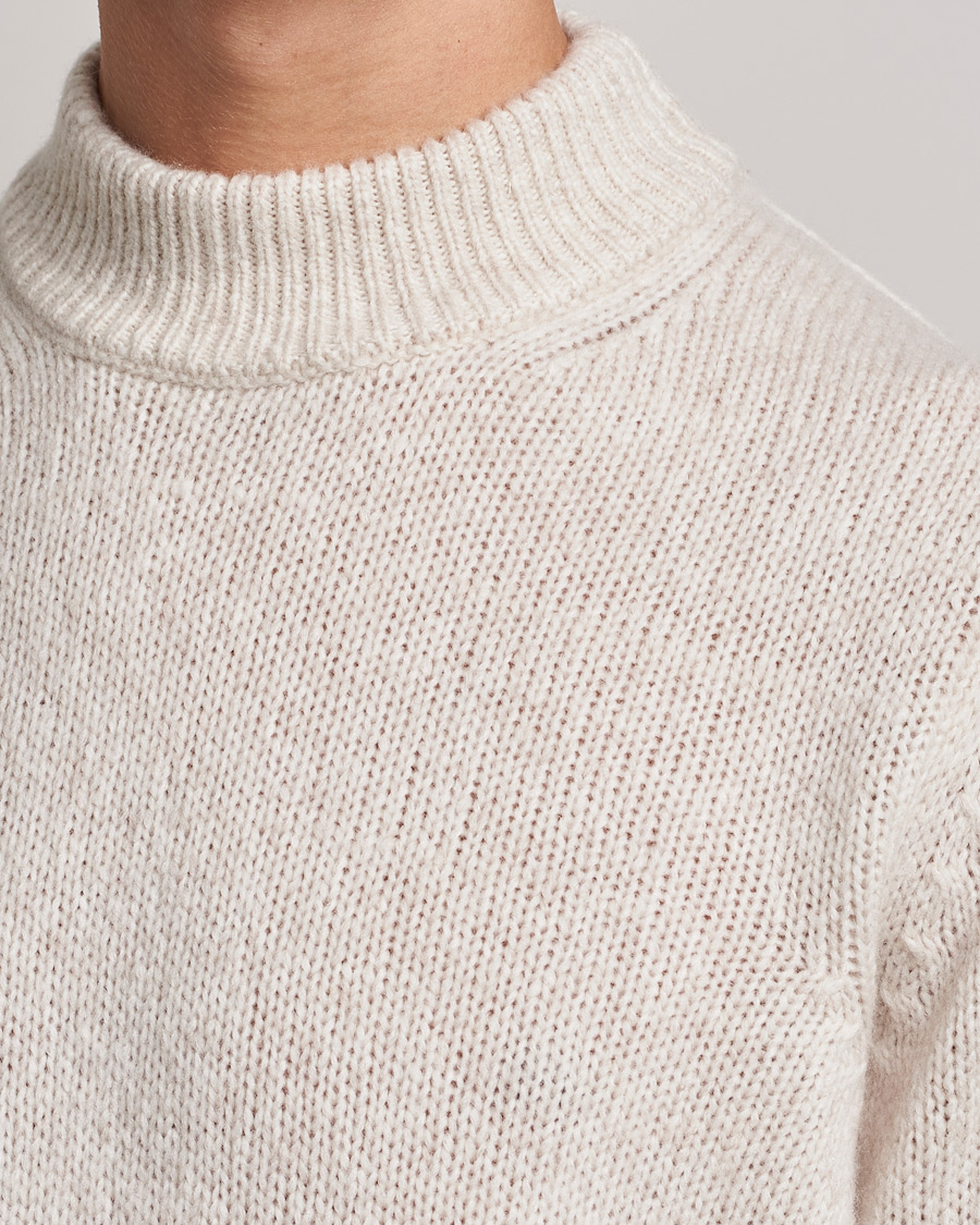 Herre | Gensere | NN07 | Nick Mock Neck Sweater Oat