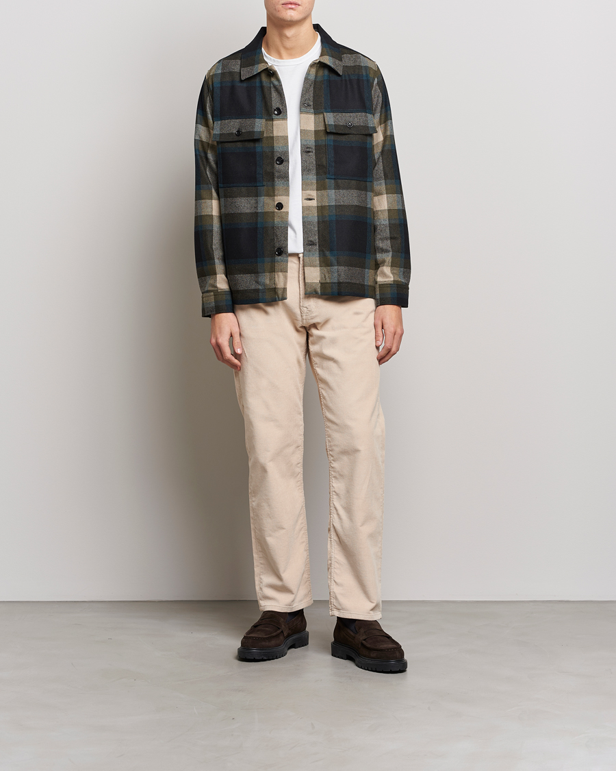 Herre | Bukser | NN07 | Sonny Corduroy 5-Pocket Pants Ecru