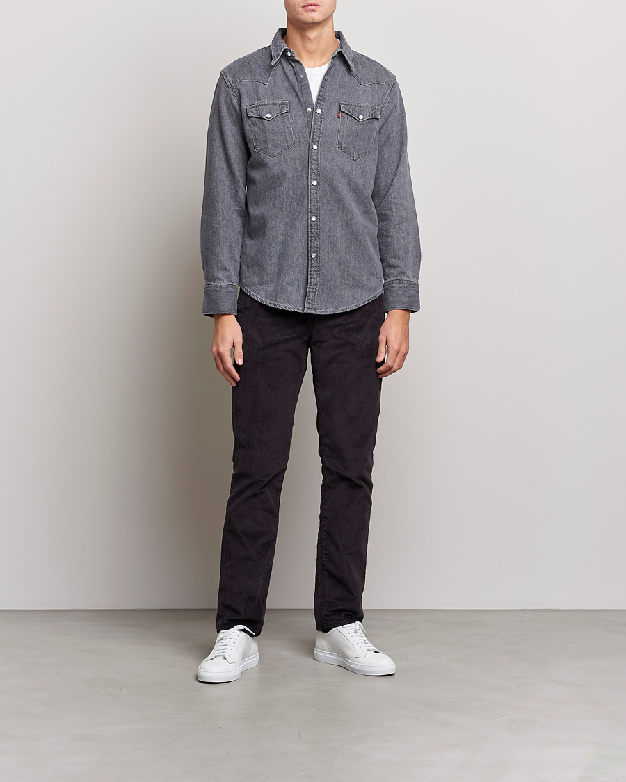 Herre | Bukser | Levi's | 511 Slim Fit Stretch Corduroy Pants Black Agate