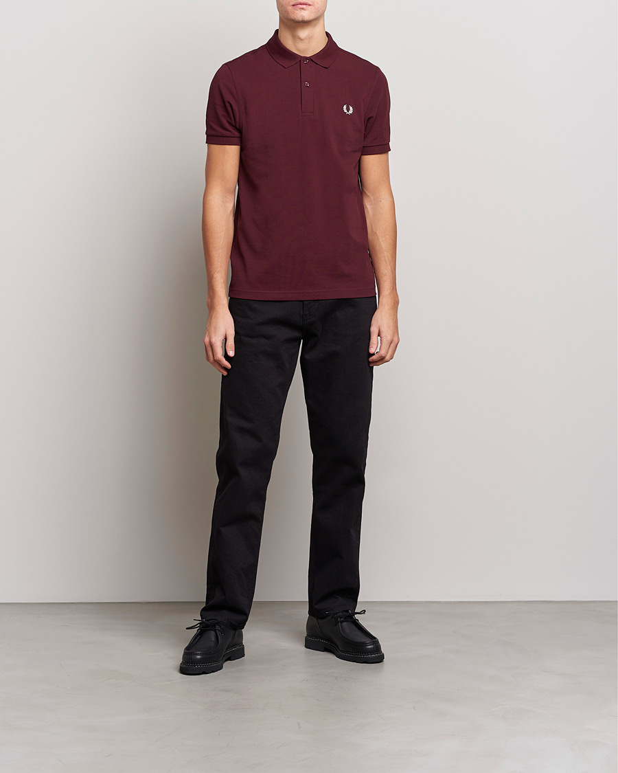 Herre |  | Fred Perry | Plain Polo Pique Oxblood