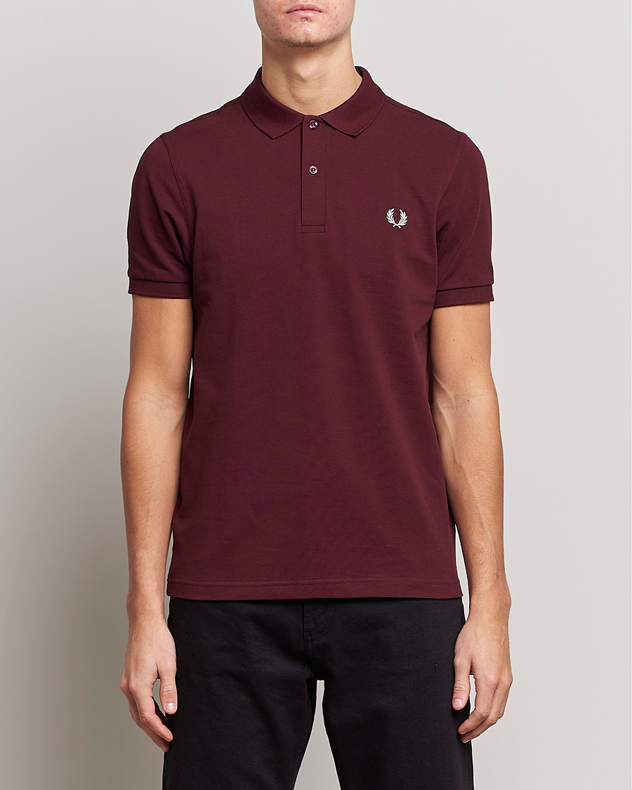 Herre | Fred Perry | Fred Perry | Plain Polo Pique Oxblood