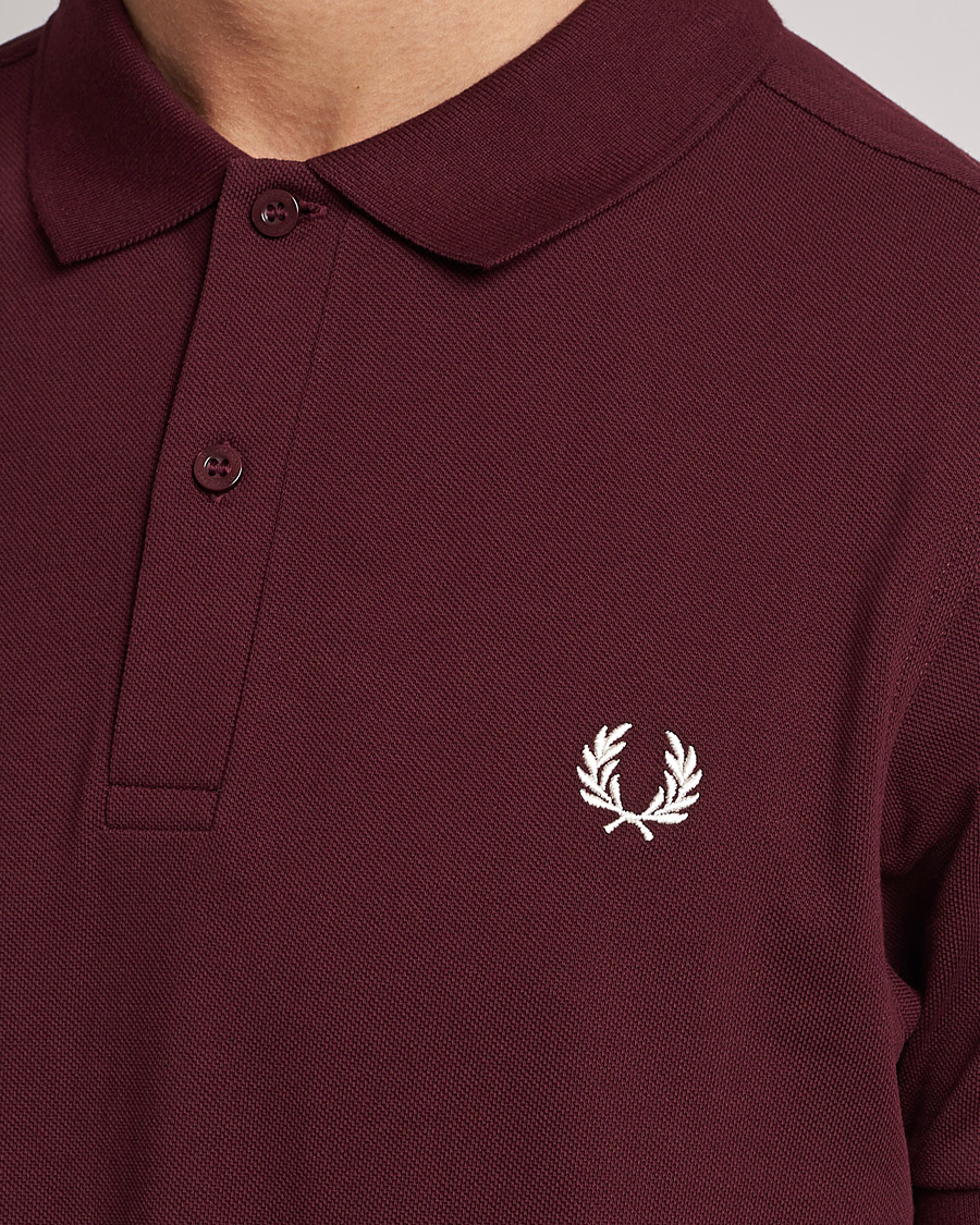 Herre | Pikéer | Fred Perry | Plain Polo Shirt Oxblood
