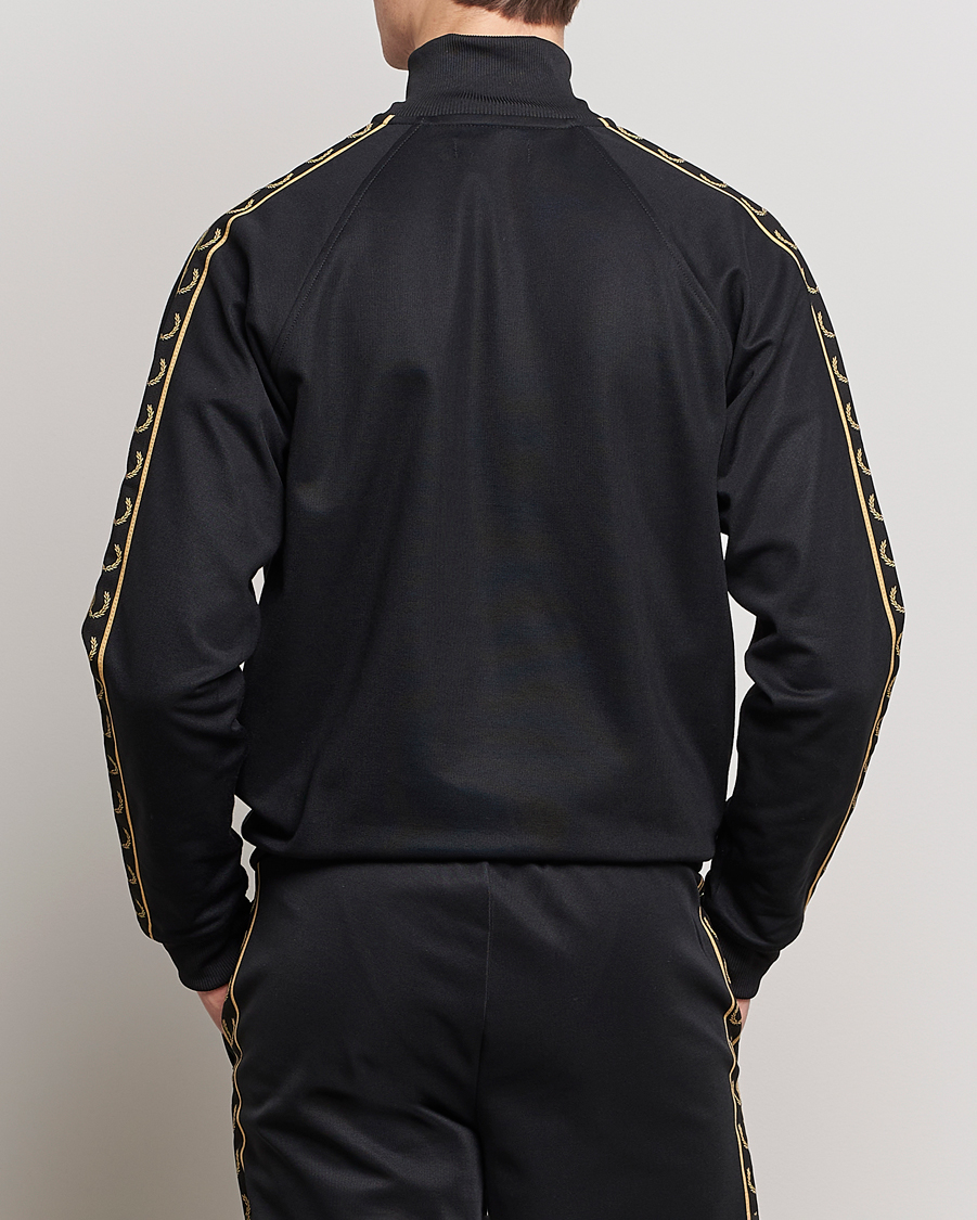Herre | Gensere | Fred Perry | Taped Track Jacket Black