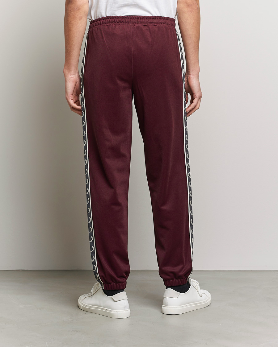 Herre | Bukser | Fred Perry | Taped Track Pants Oxblood