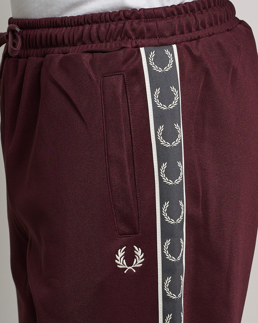 Herre | Bukser | Fred Perry | Taped Track Pants Oxblood