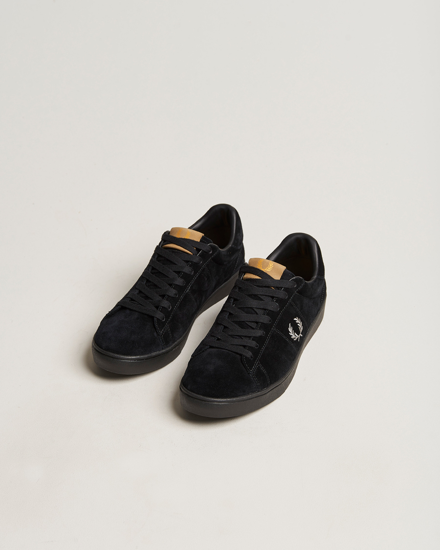 Herre | Fred Perry Spencer Suede Sneaker Black | Fred Perry | Spencer Suede Sneaker Black