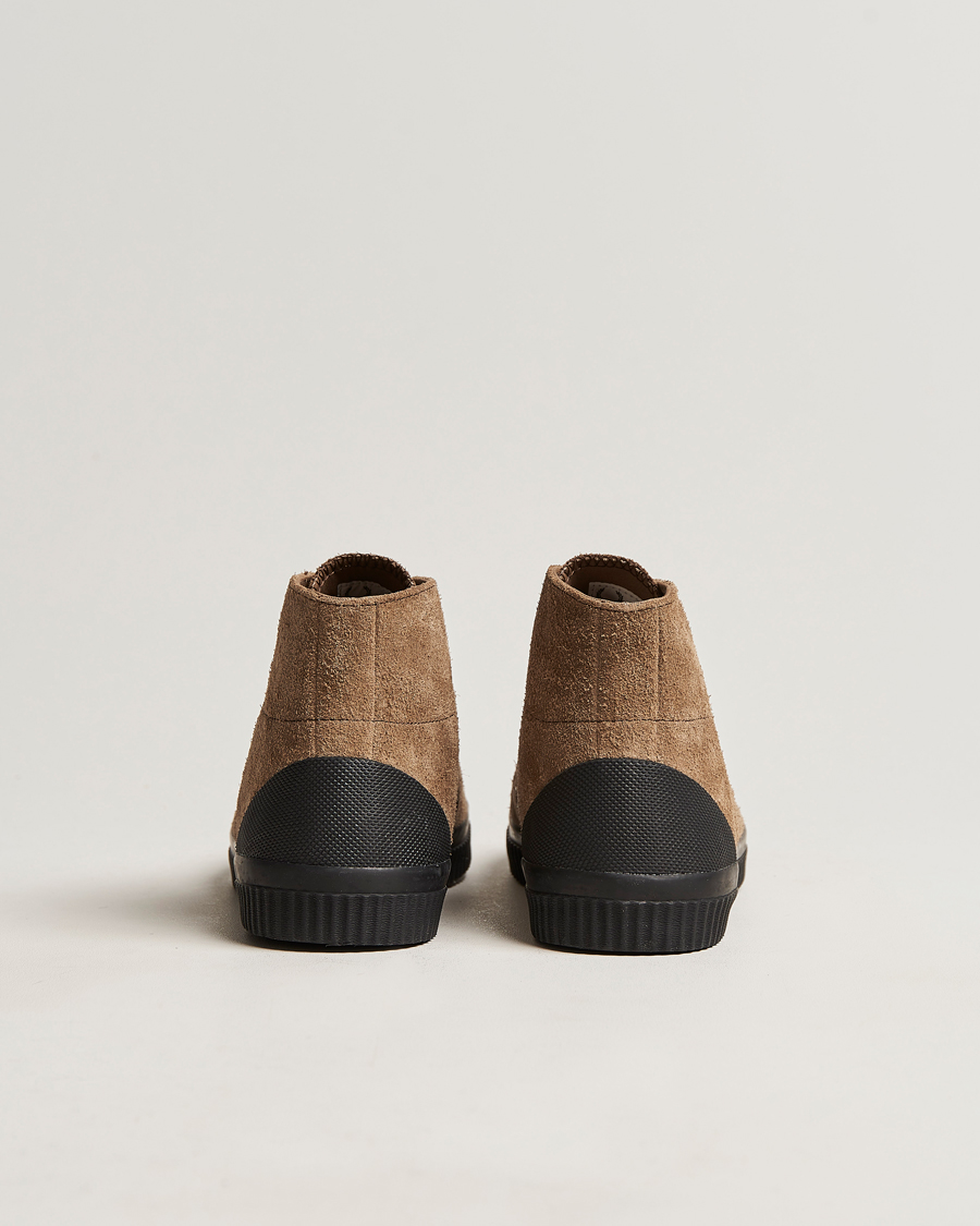Herre | Fred Perry Huges Mid Suede Sneaker Bark | Fred Perry | Huges Mid Suede Sneaker Bark