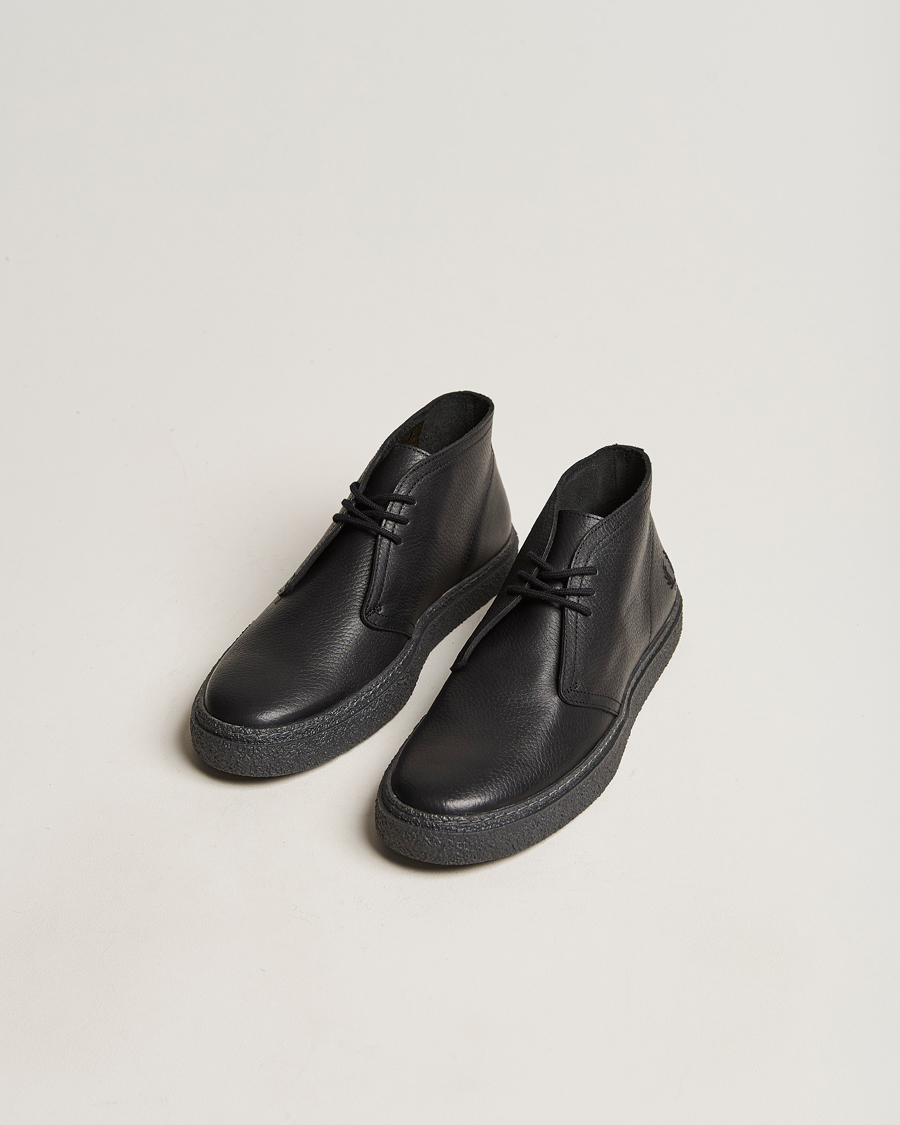 Herre | Fred Perry Hawley Leather Boot Black | Fred Perry | Hawley Leather Boot Black