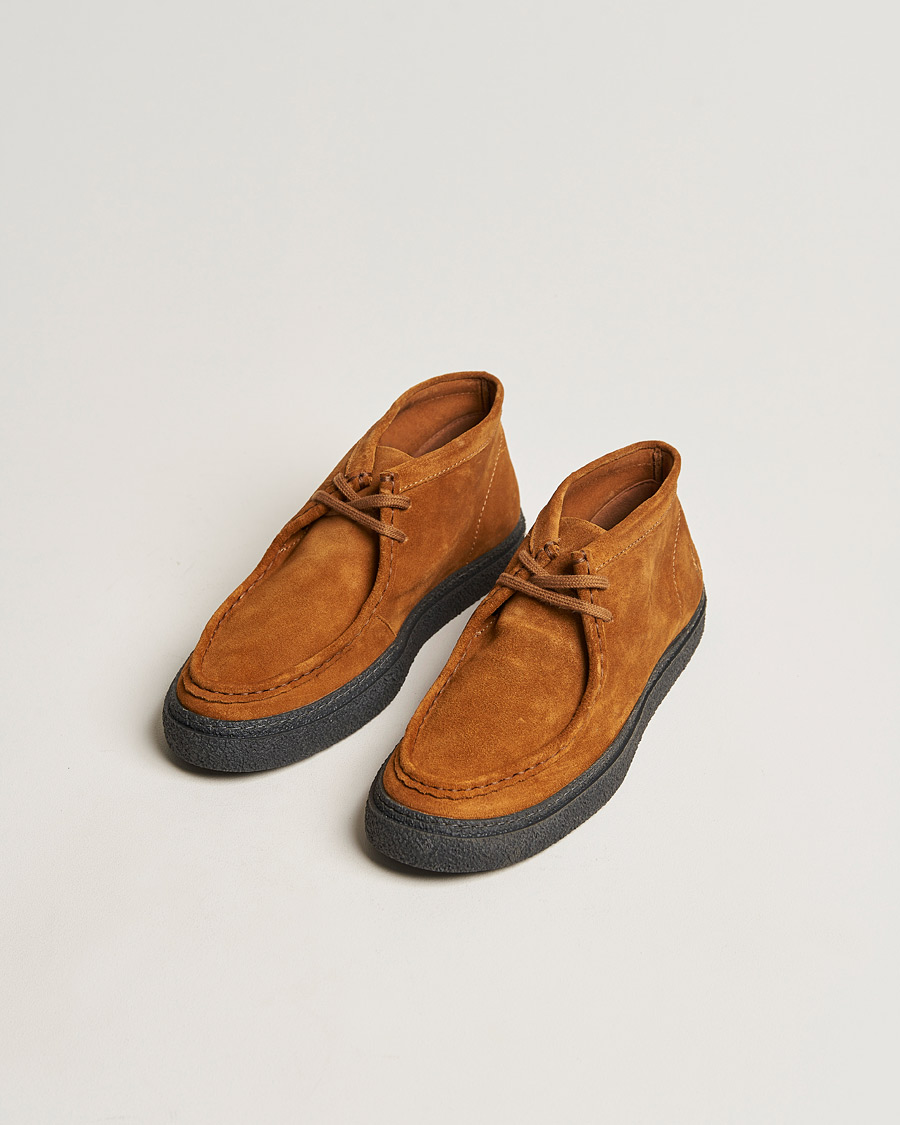 Herre | | Fred Perry | Dawson Mid Suede Nut Flake