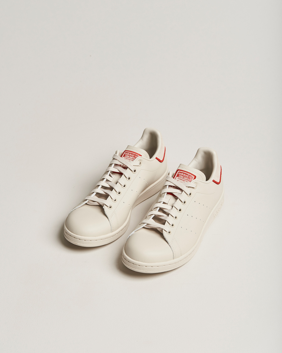 Herre | Sneakers | adidas Originals | Stan Smith Sneaker Alumin/Cold Red