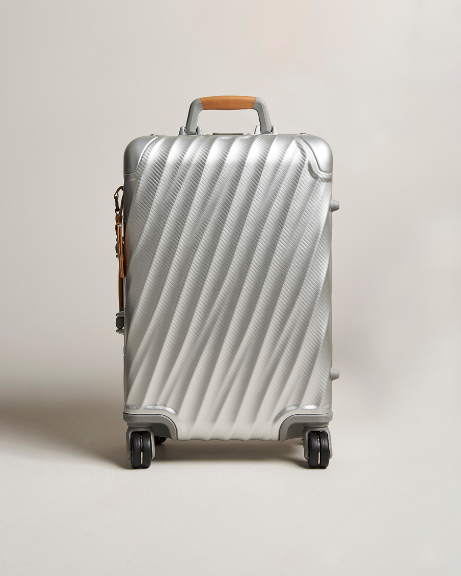 Herre | Vesker | TUMI | International Carry-on Aluminum Trolley Texture Silver
