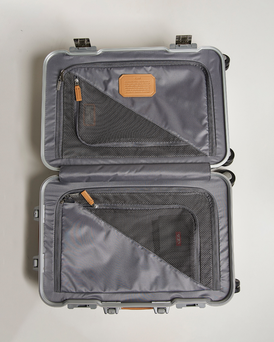Herre | Vesker | TUMI | International Carry-on Aluminum Trolley Texture Silver