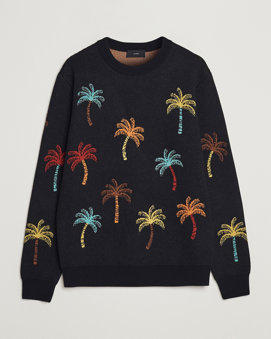 Herre | Gensere | Alanui | Palm Tree Jacquard Sweater Black