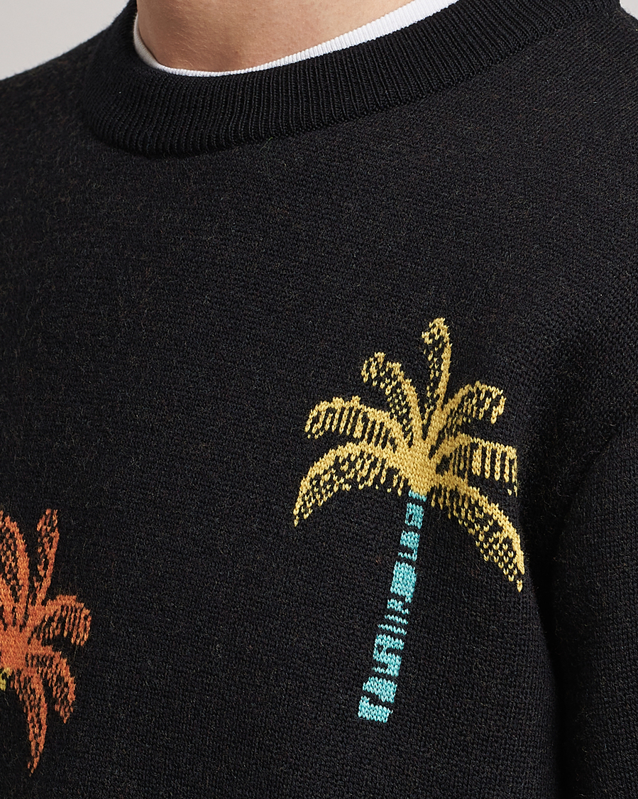 Herre | Gensere | Alanui | Palm Tree Jacquard Sweater Black