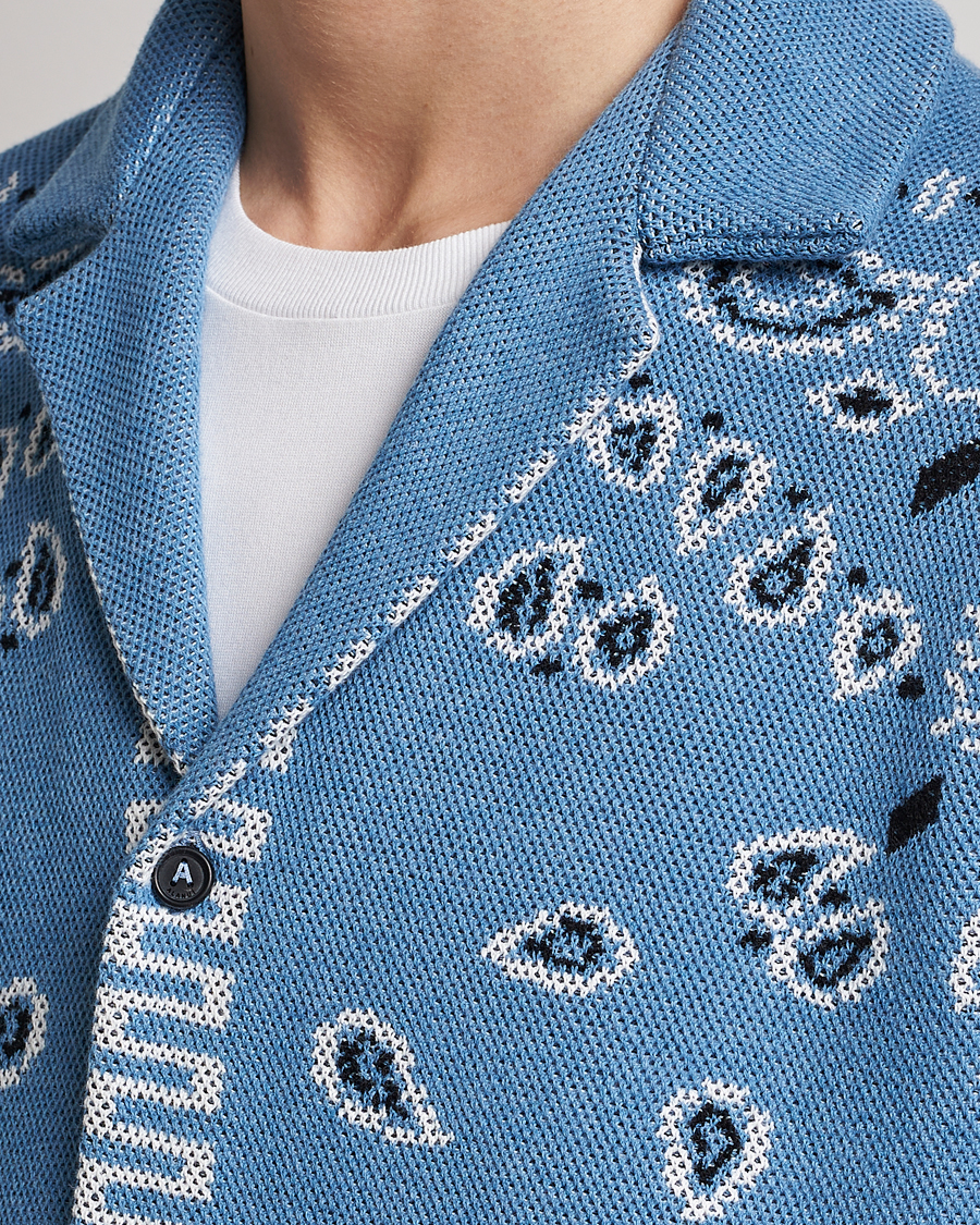 Herre | Skjorter | Alanui | Bandana Print Camp Shirt Light Blue