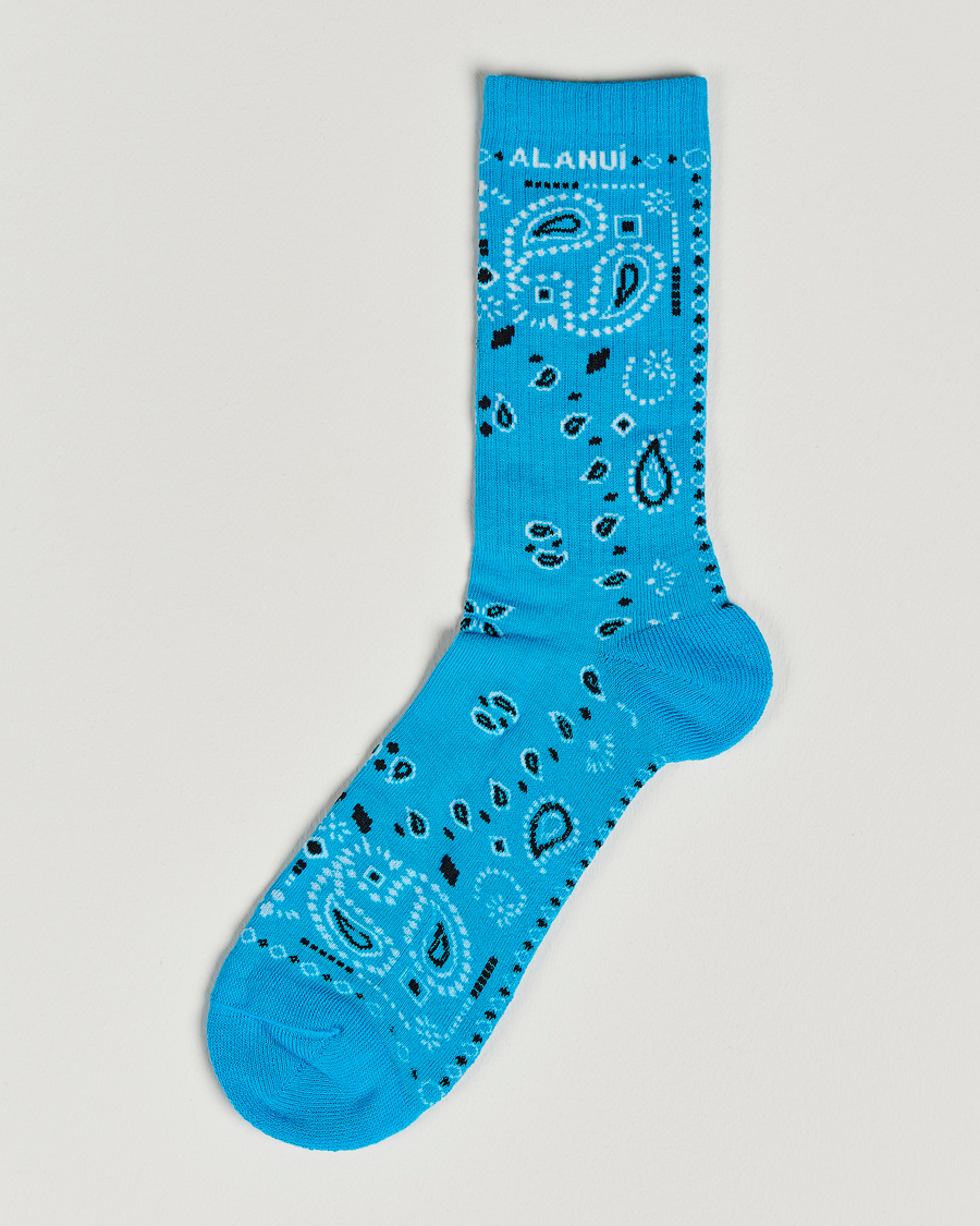 Herre | Undertøy | Alanui | Bandana Socks Light Blue