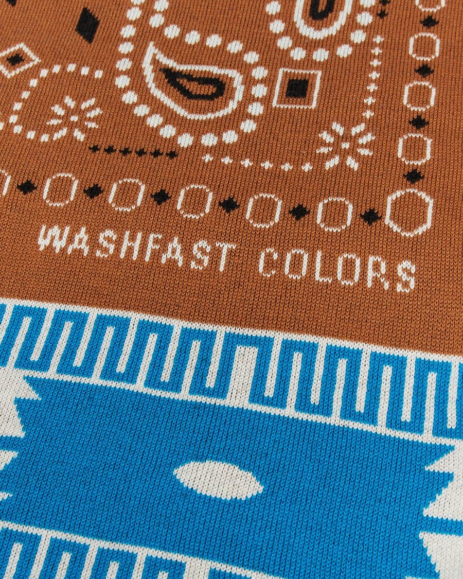 Herre | Alanui Bandana Jacquard Blanket Brown | Alanui | Bandana Jacquard Blanket Brown