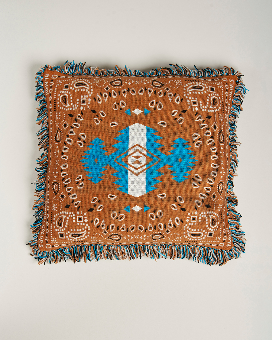 Herre | Alanui Bandana Jacquard Pillow Brown | Alanui | Bandana Jacquard Pillow Brown