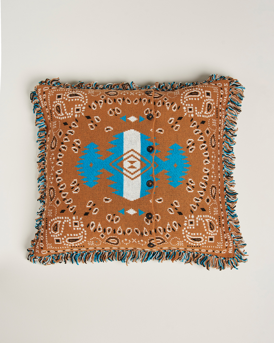 Herre | Alanui Bandana Jacquard Pillow Brown | Alanui | Bandana Jacquard Pillow Brown