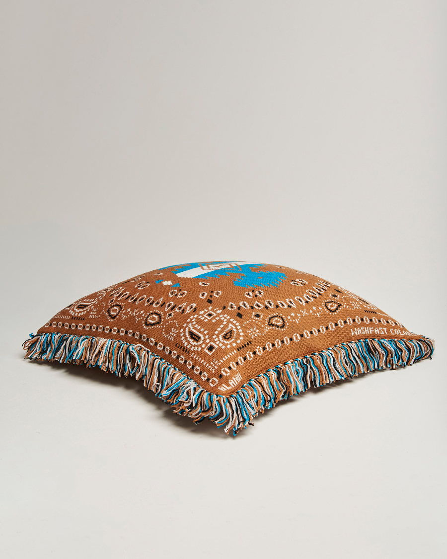 Herre | Alanui Bandana Jacquard Pillow Brown | Alanui | Bandana Jacquard Pillow Brown
