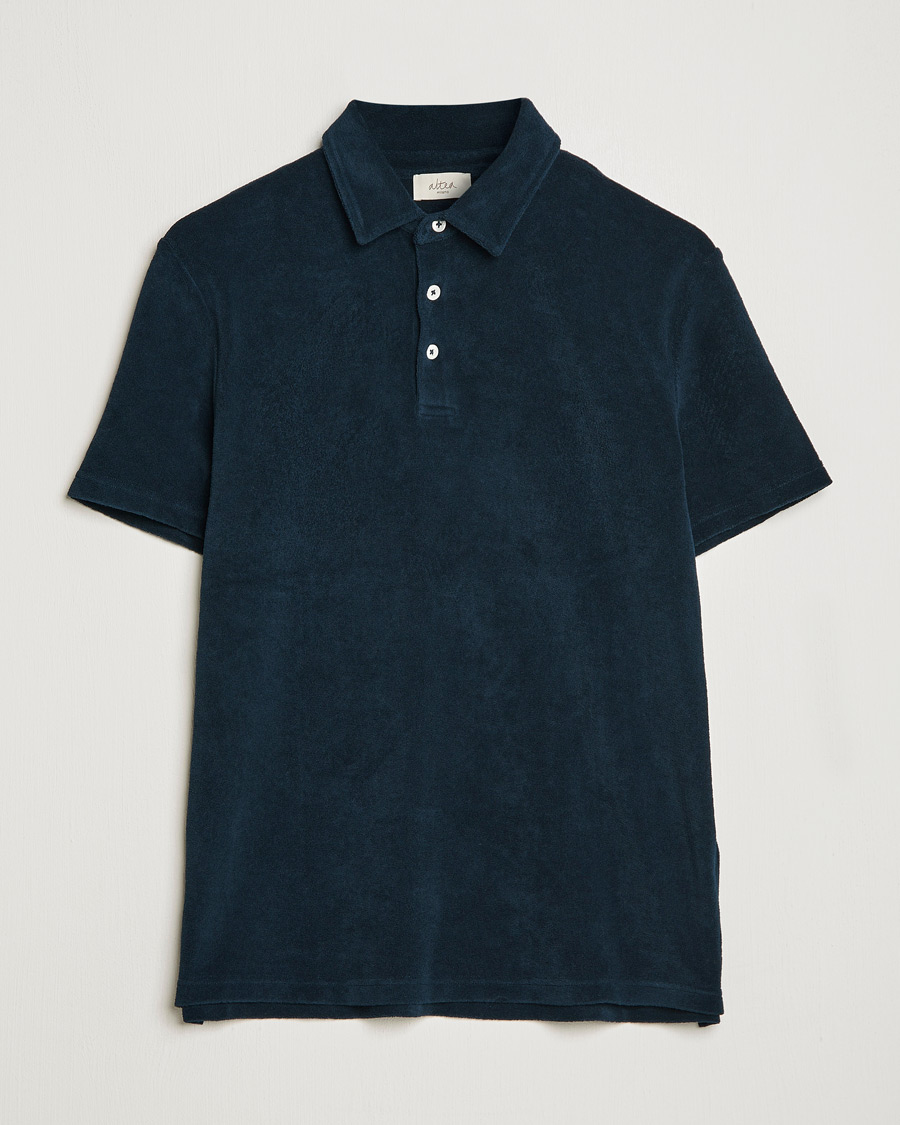 Herre | Pikéer | Altea | Short Sleeve Terry Polo Navy