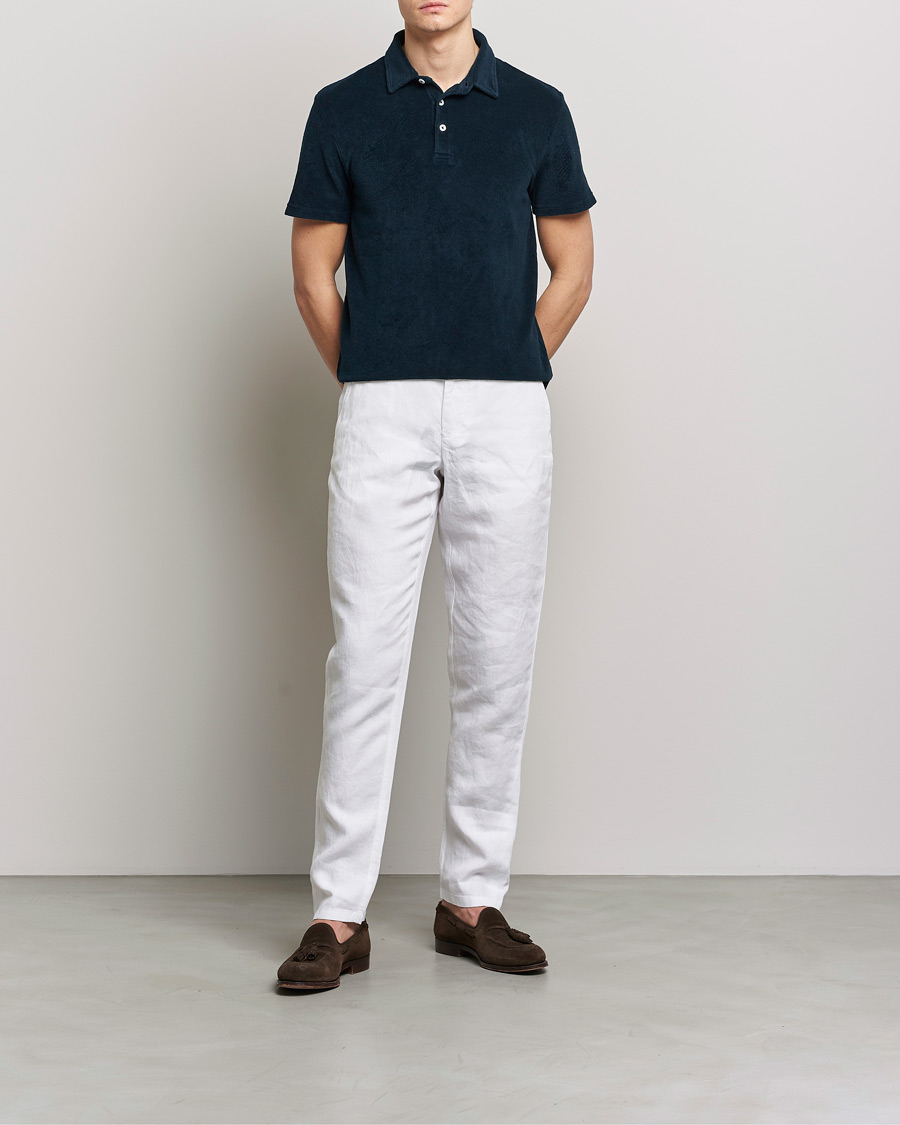 Herre | Pikéer | Altea | Short Sleeve Terry Polo Navy