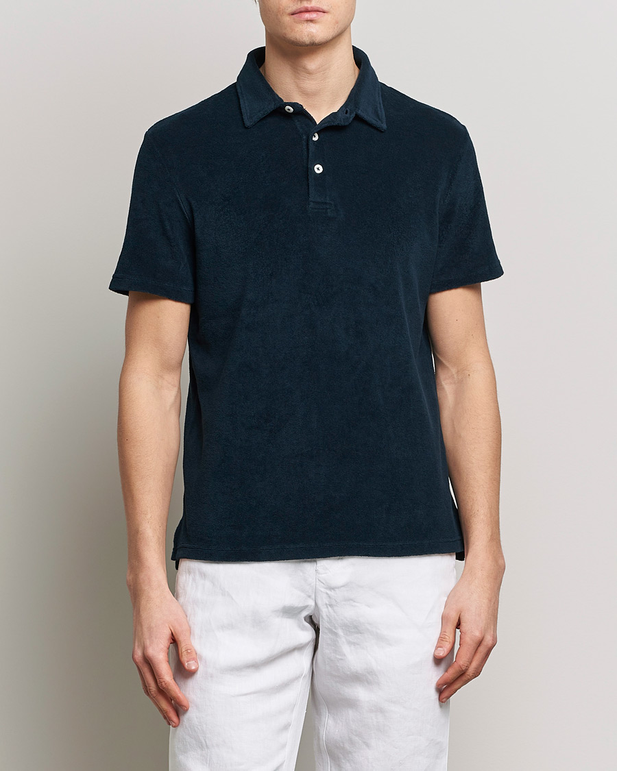 Herre | Pikéer | Altea | Short Sleeve Terry Polo Navy