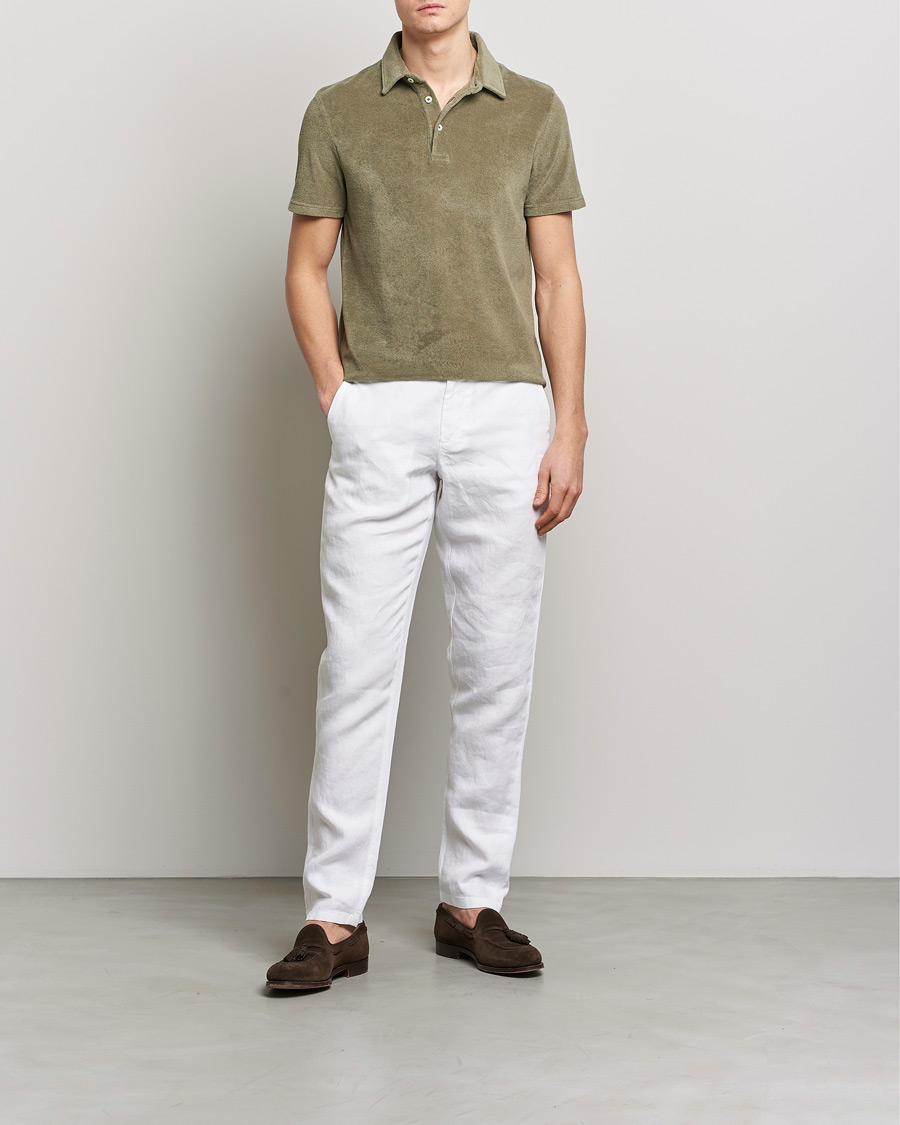 Herre | Pikéer | Altea | Short Sleeve Terry Polo Olive