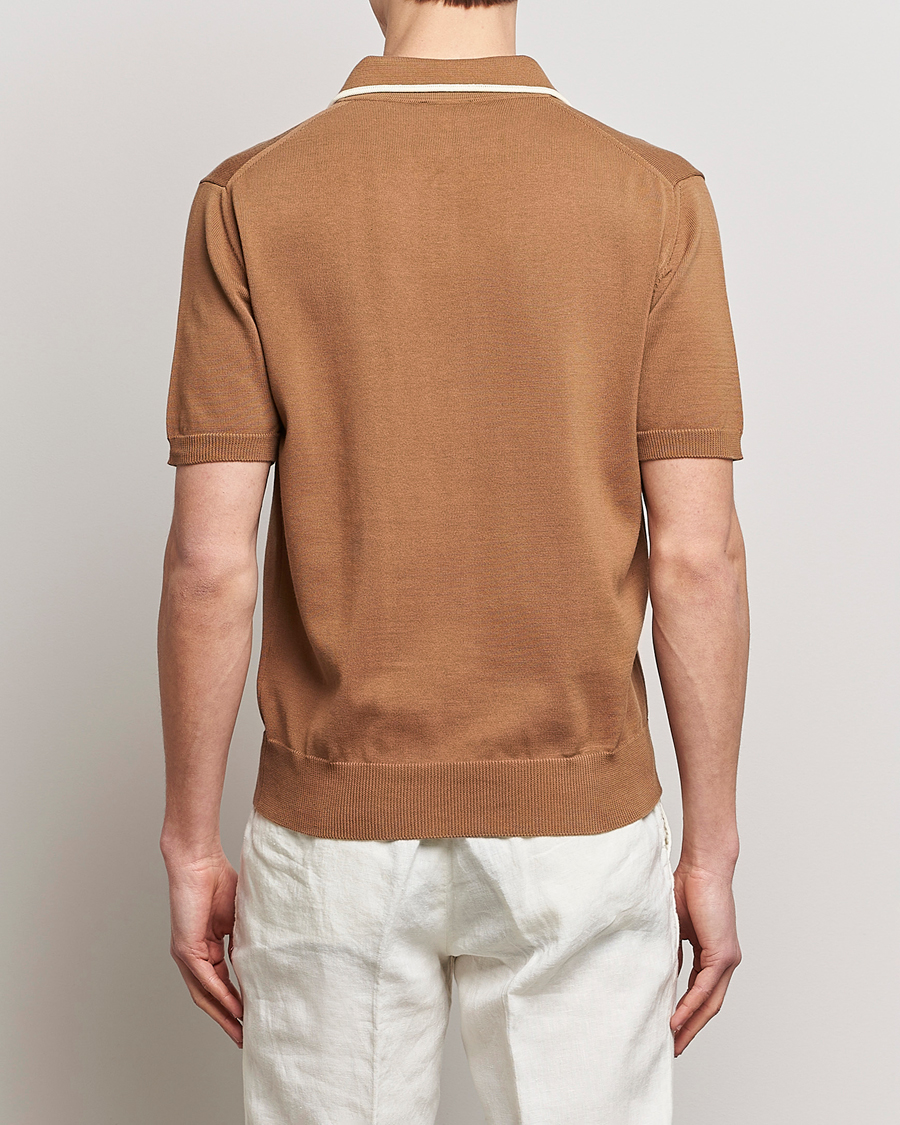 Herre | Pikéer | Altea | Short Sleeve Riviera Polo Tobacco