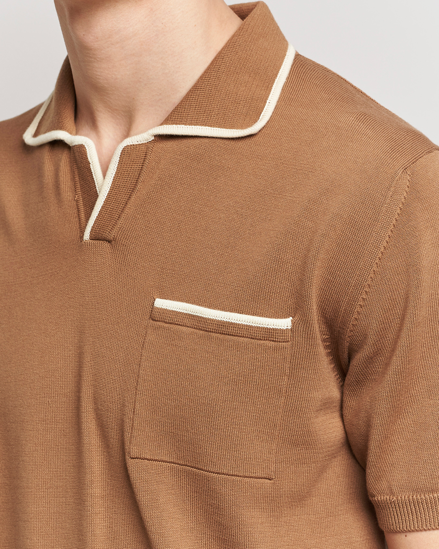 Herre | Pikéer | Altea | Short Sleeve Riviera Polo Tobacco