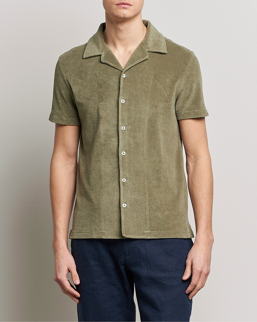 Herre |  | Altea | Terry Bowling Shirt Olive