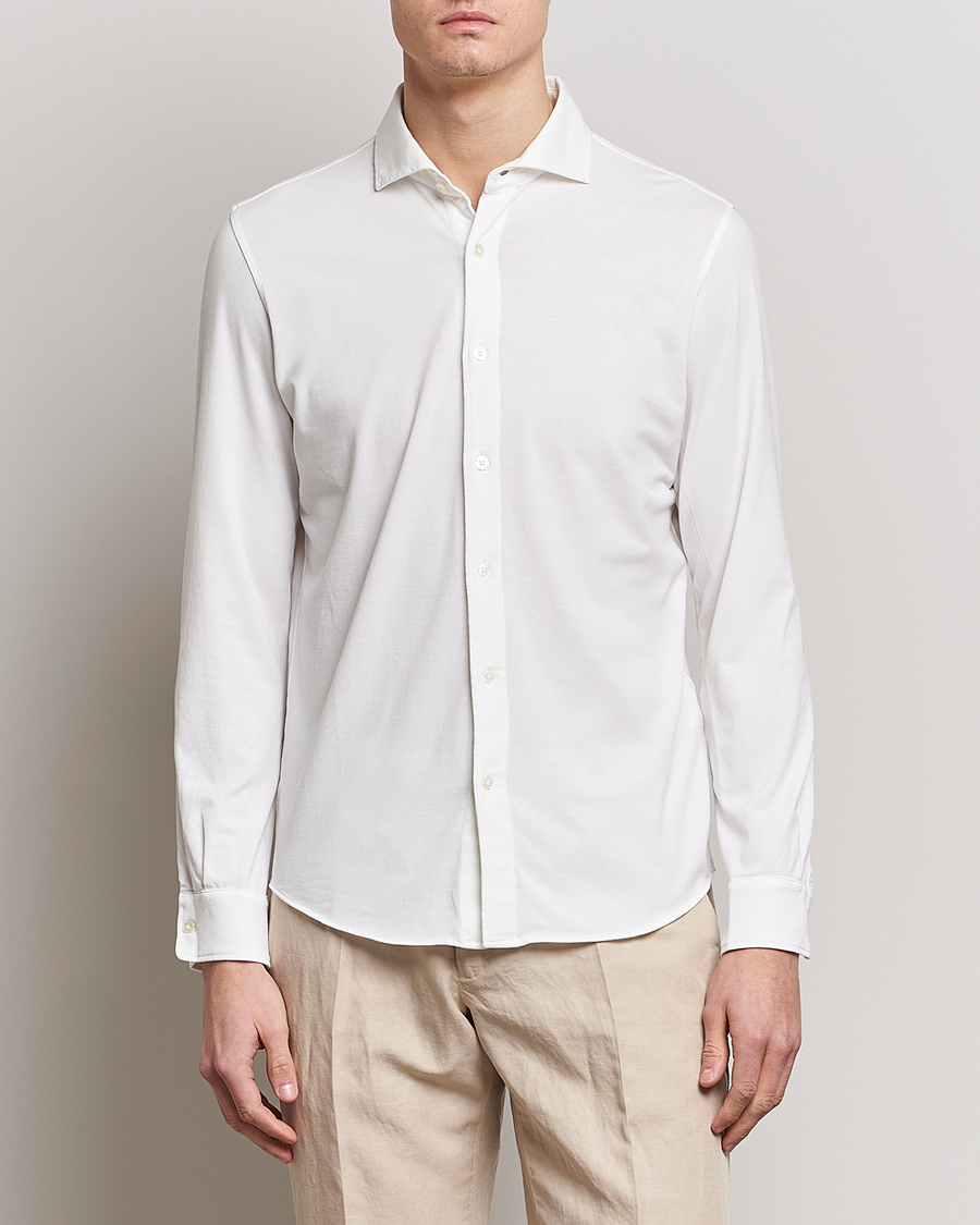 Herre |  | Altea | Jersey Stretch Shirt White