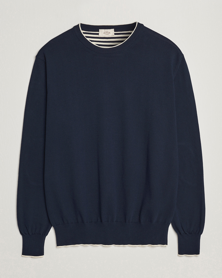 Herre | Gensere | Altea | Soft Cotton Pullover Navy