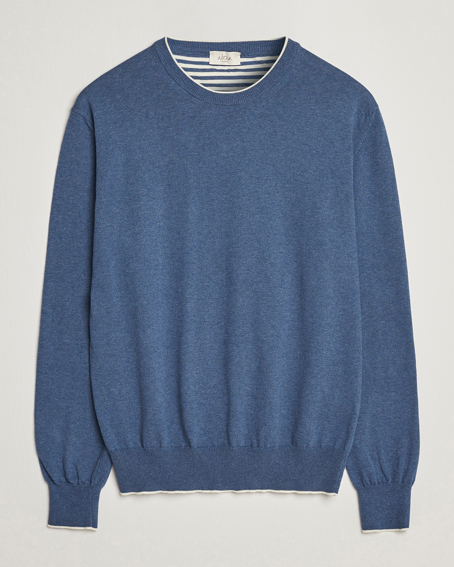 Herre | Gensere | Altea | Soft Cotton Pullover Blue