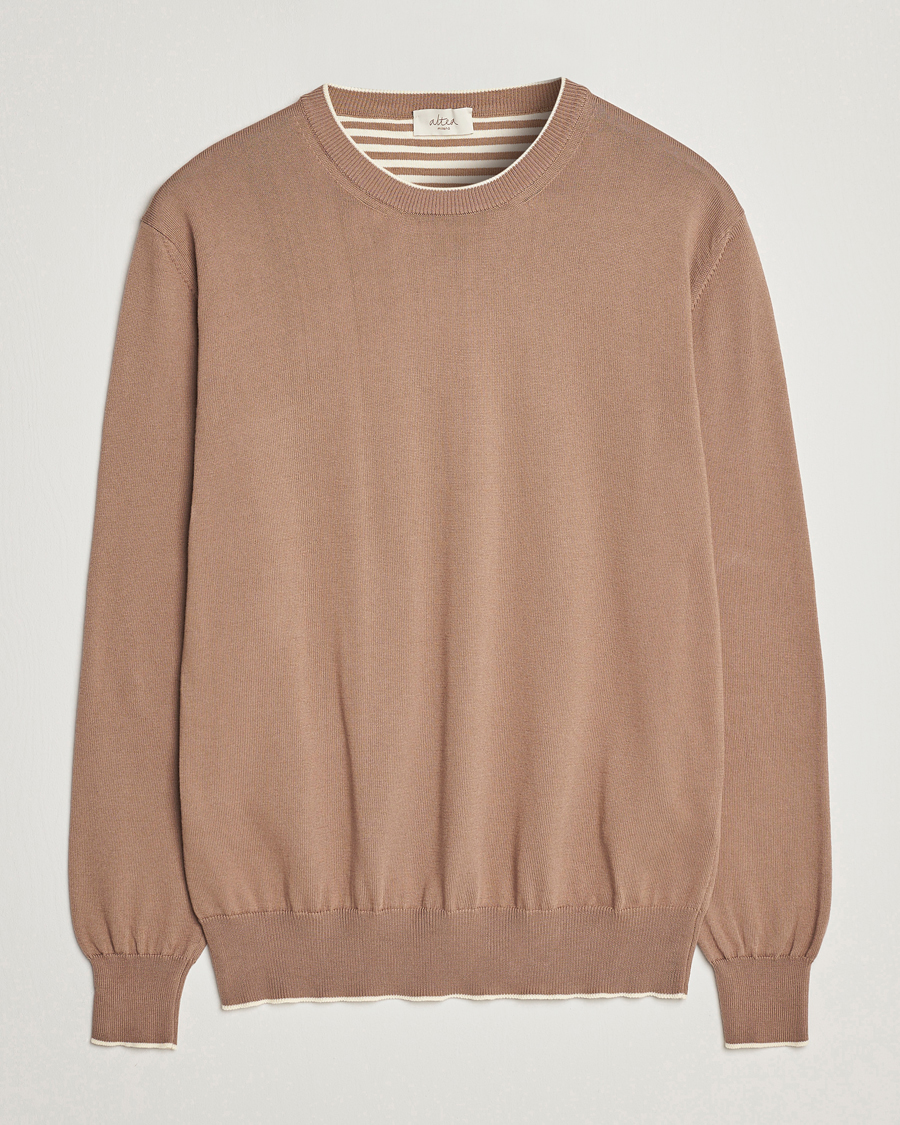 Herre | Gensere | Altea | Soft Cotton Pullover Beige