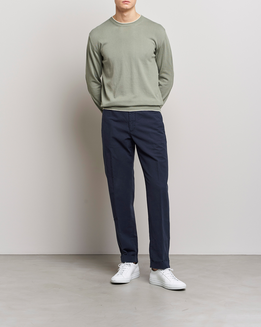 Herre | Gensere | Altea | Soft Cotton Pullover Sage