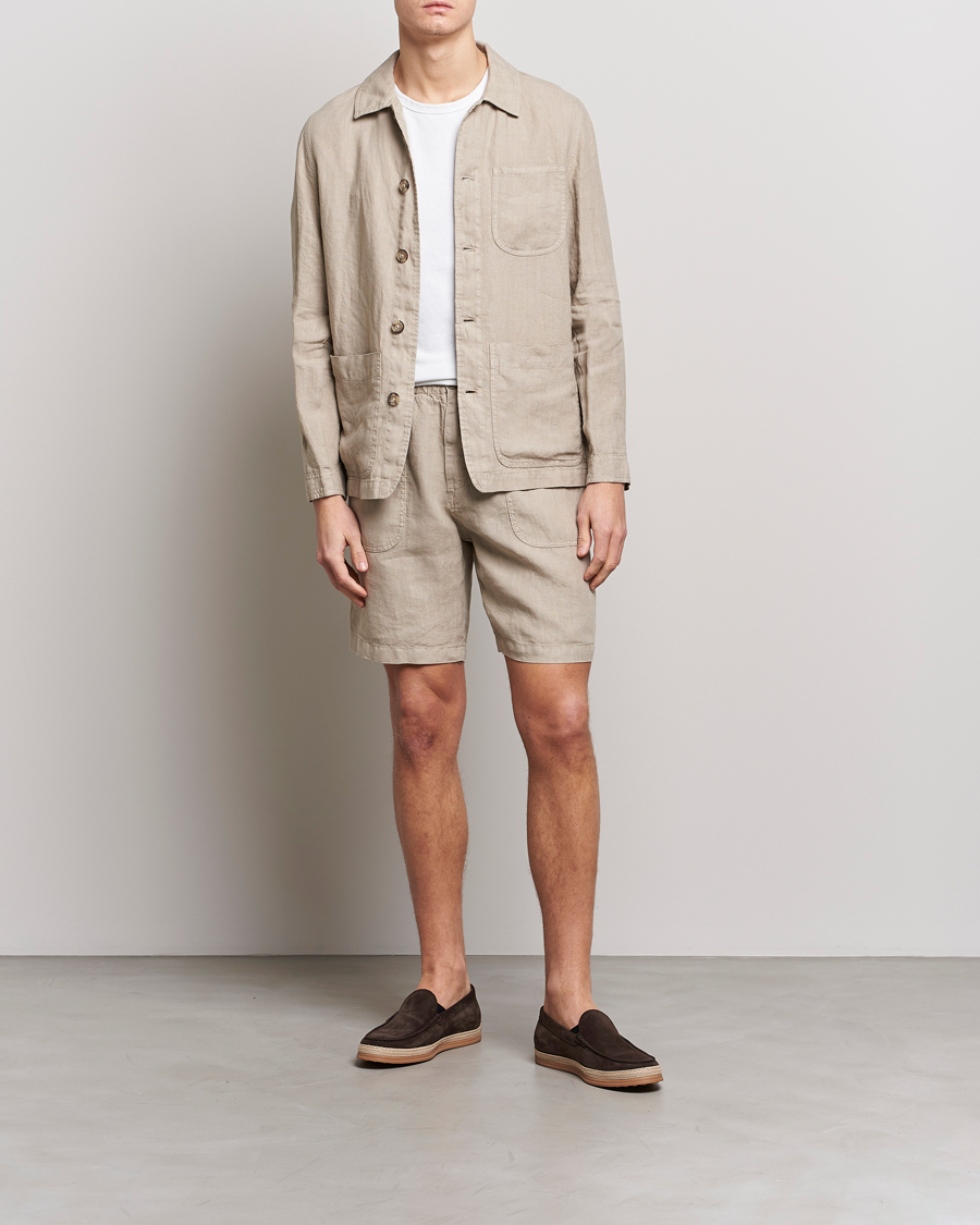 Herre | Shorts | Altea | Linen Shorts Beige