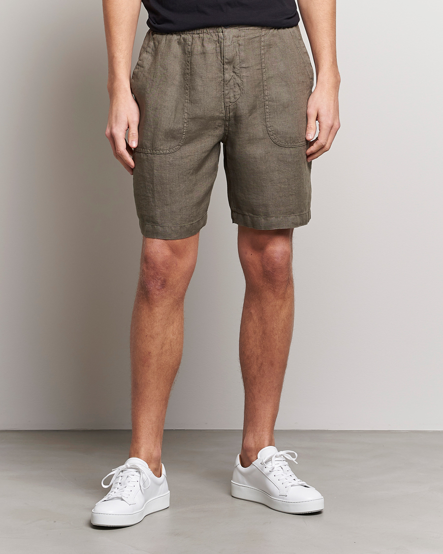 Herre | Shorts | Altea | Linen Shorts Olive