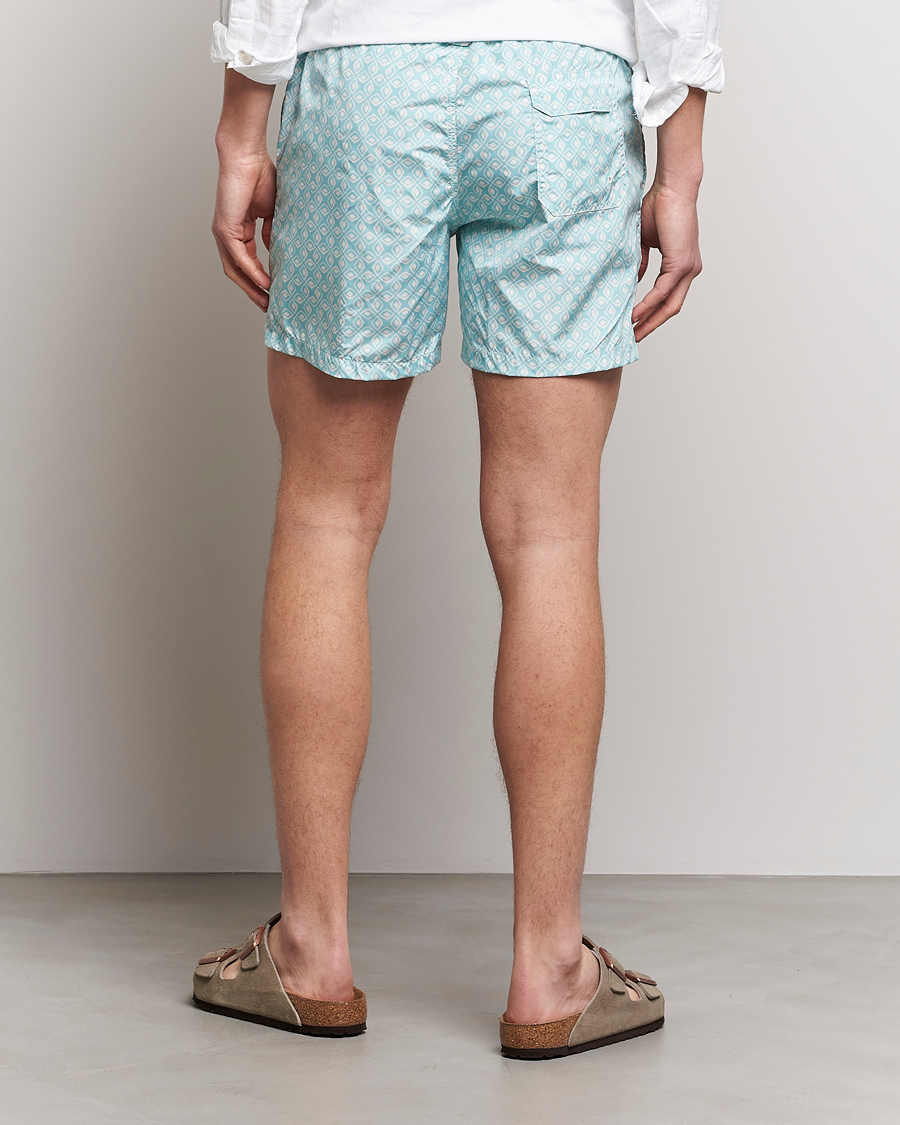 Herre | Badeshorts | Altea | Printed Swim Trunks Light Blue