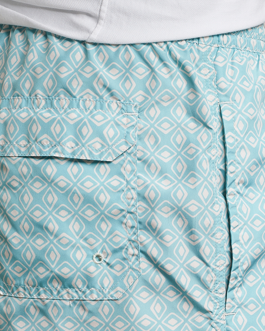 Herre | Badeshorts | Altea | Printed Swim Trunks Light Blue