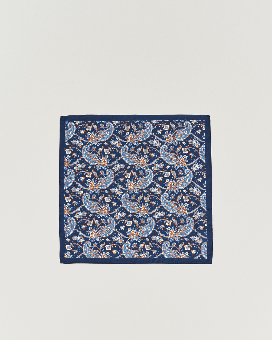 Herre | Amanda Christensen Box Set Silk Twill 8cm Tie With Pocket Square Navy | Amanda Christensen | Box Set Silk Twill 8cm Tie With Pocket Square Navy