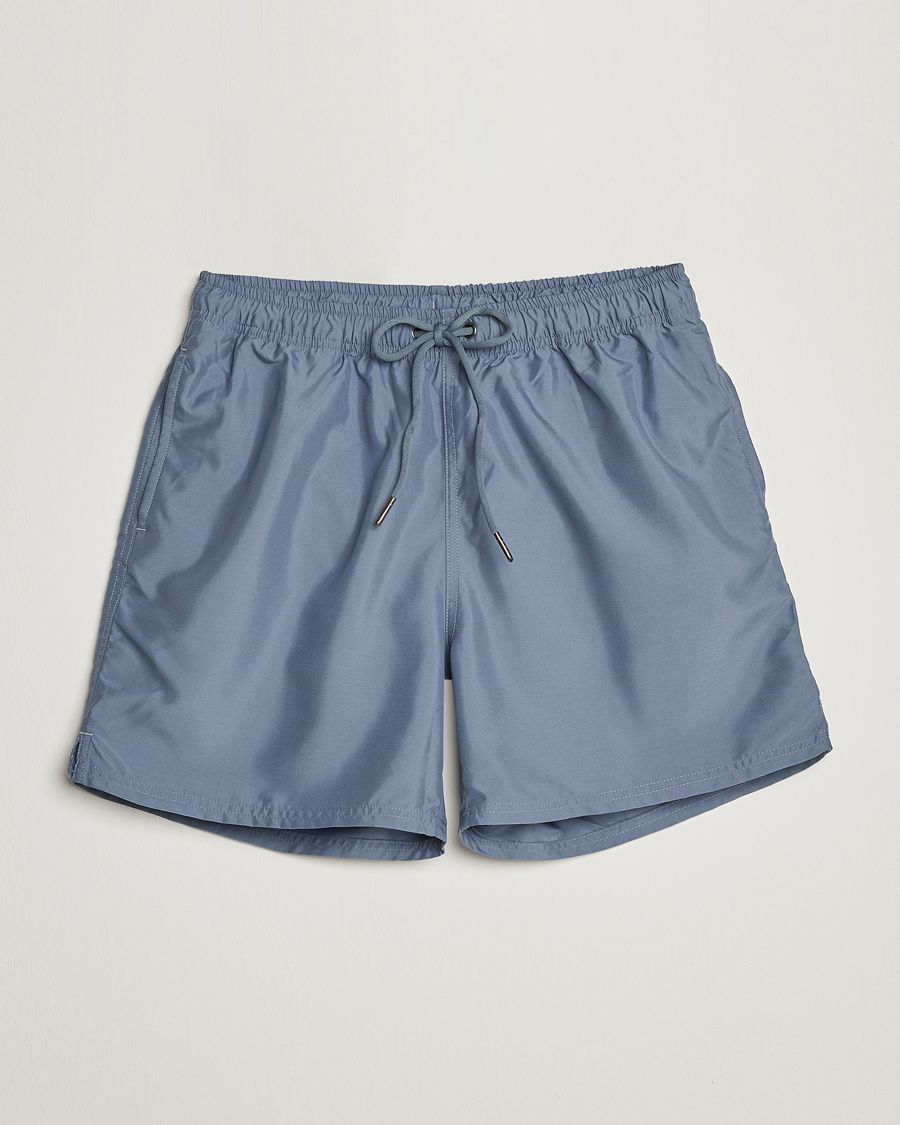 Herre | Badeshorts | Bread & Boxers | Swimshorts Smoky Blue