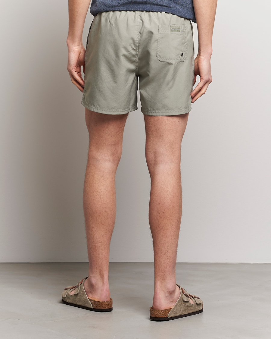 Herre | Badeshorts | Bread & Boxers | Swimshorts Sage Green