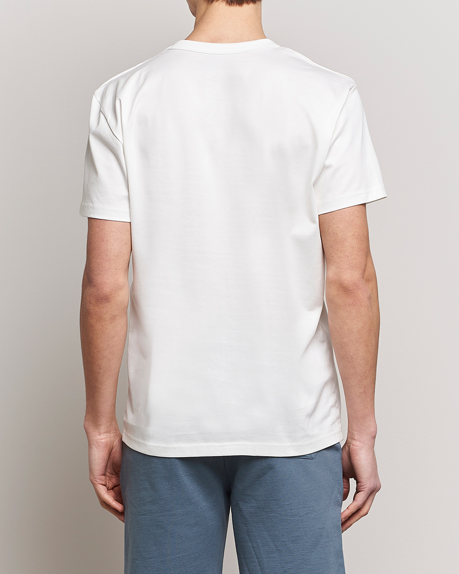 Herre | T-Shirts | Bread & Boxers | Pima Cotton Crew Neck T-Shirt Ivory