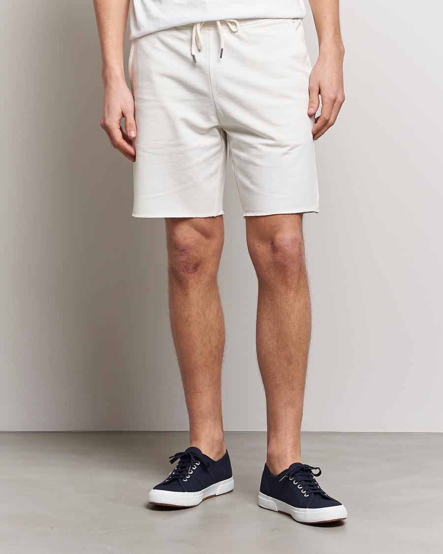 Herre | Joggebukseshorts | Bread & Boxers | Loungewear Sweatshorts Ivory