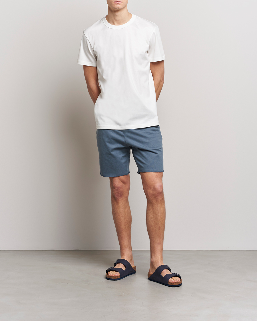 Herre | Shorts | Bread & Boxers | Loungewear Sweatshorts Smoky Blue