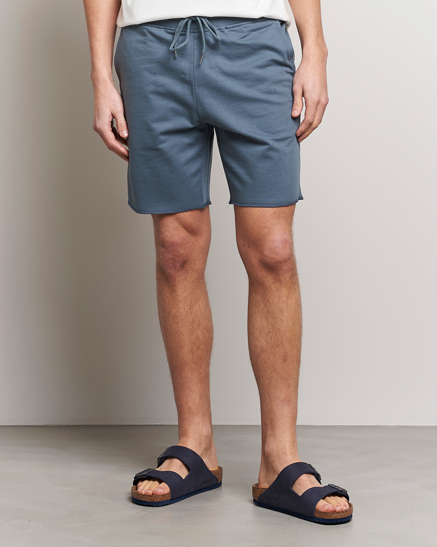 Herre | Shorts | Bread & Boxers | Loungewear Sweatshorts Smoky Blue