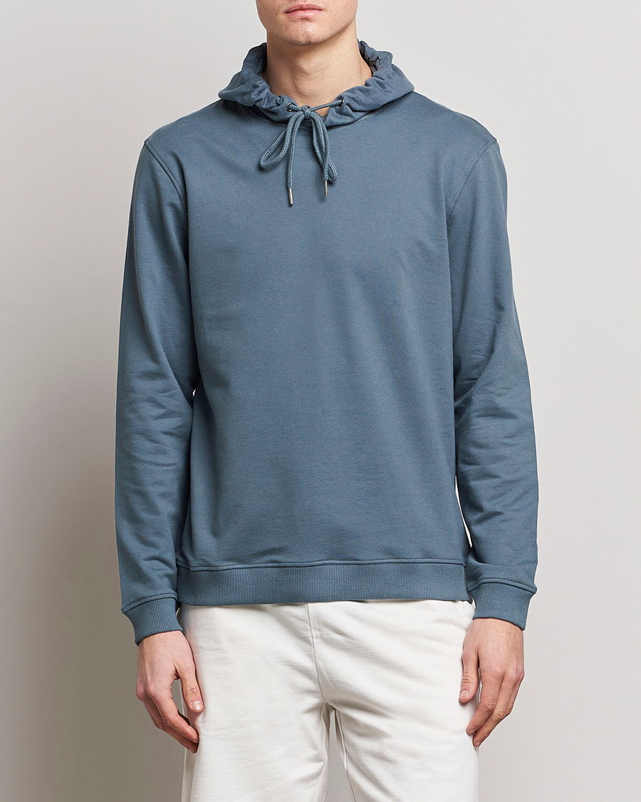 Herre | Gensere | Bread & Boxers | Loungwear Hoodie Smoky Blue